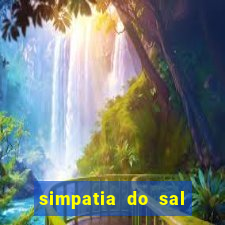 simpatia do sal grosso para afastar rival